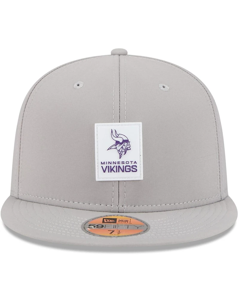 New Era Men's Minnesota Vikings 2025 Sideline 59FIFTY Fitted Hat