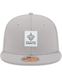 New Era Men's Gray Orleans Saints 2025 Sideline 59FIFTY Fitted Hat