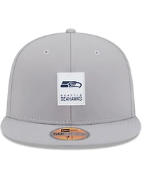 New Era Men's Gray Seattle Seahawks 2025 Sideline 59FIFTY Fitted Hat
