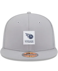 New Era Men's Gray Tennessee Titans 2025 Sideline 59FIFTY Fitted Hat