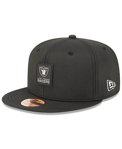 New Era Men's Black Las Vegas Raiders 2025 Sideline 59FIFTY Fitted Hat