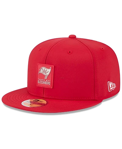 New Era Men's Red Tampa Bay Buccaneers 2025 Sideline 59FIFTY Fitted Hat