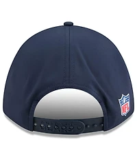 New Era Men's Navy Chicago Bears 2025 Sideline M-crown 9FORTY Adjustable Hat