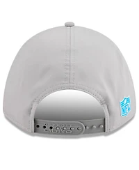 New Era Men's Gray Detroit Lions 2025 Sideline M-Crown 9FORTY Adjustable Hat