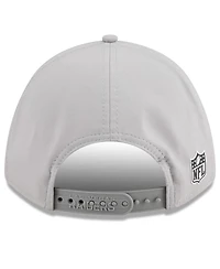New Era Men's Gray Las Vegas Raiders 2025 Sideline M-Crown 9FORTY Adjustable Hat