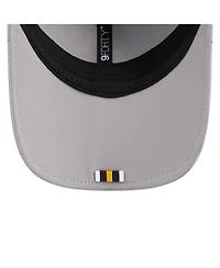 New Era Men's Gray Pittsburgh Steelers 2025 Sideline M-crown 9FORTY Adjustable Hat
