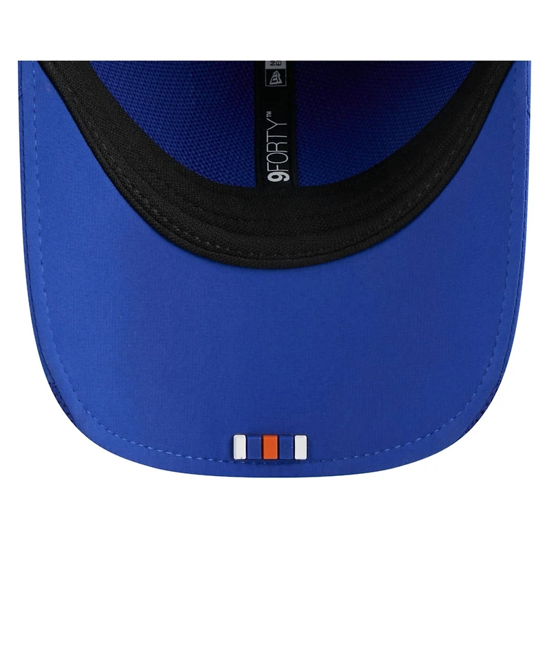 New Era Men's Royal Denver Broncos 2025 Sideline Throwback M-crown 9FORTY Adjustable Hat