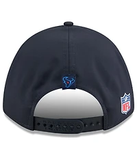 New Era Men's Navy Houston Texans 2025 Sideline H-Town M-crown 9FORTY Adjustable Hat