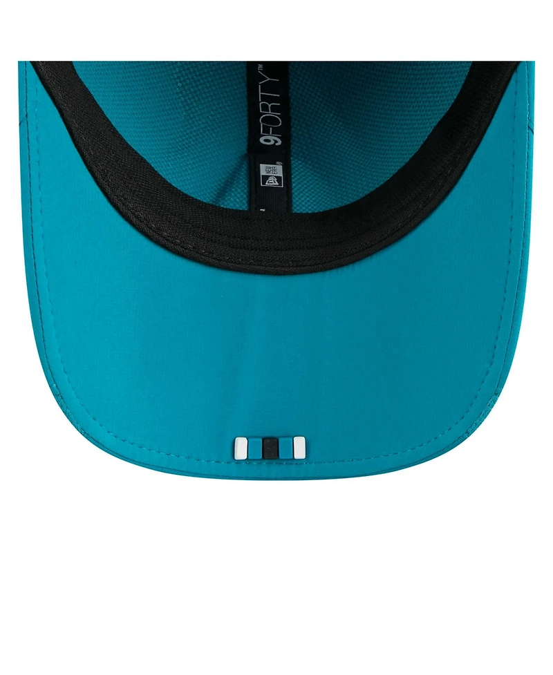 New Era Men's Teal Jacksonville Jaguars 2025 Sideline M-crown 9FORTY Adjustable Hat
