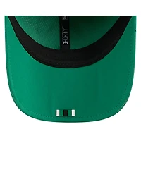 New Era Men's Kelly Green Philadelphia Eagles 2025 Sideline Throwback M-crown 9FORTY Adjustable Hat