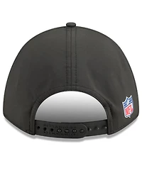 New Era Men's Black Pittsburgh Steelers 2025 Sideline Throwback M-crown 9FORTY Adjustable Hat