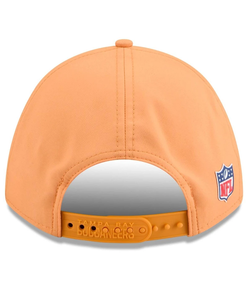 New Era Men's Orange Tampa Bay Buccaneers 2025 Sideline Throwback M-crown 9FORTY Adjustable Hat
