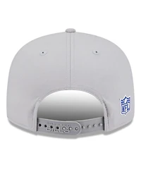New Era Men's Gray Buffalo Bills 2025 Sideline Split Panel 9FIFTY Snapback Hat