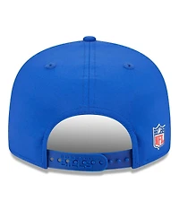 New Era Men's Royal Buffalo Bills 2025 Sideline Split Panel 9FIFTY Snapback Hat