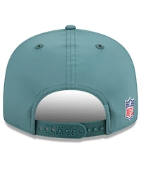 New Era Men's Midnight Green Philadelphia Eagles 2025 Sideline Split Panel 9FIFTY Snapback Hat