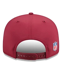 New Era Men's Washington Commanders 2025 Sideline Split Panel 9FIFTY Snapback Hat
