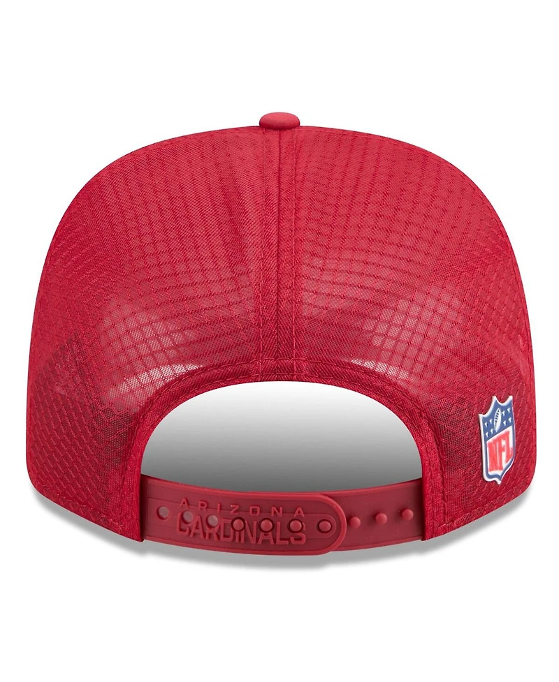 New Era Men's Cardinal Arizona Cardinals 2025 Sideline 9SEVENTY Trucker Adjustable Hat