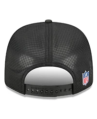 New Era Men's Black Cincinnati Bengals 2025 Sideline 9SEVENTY Trucker Adjustable Hat
