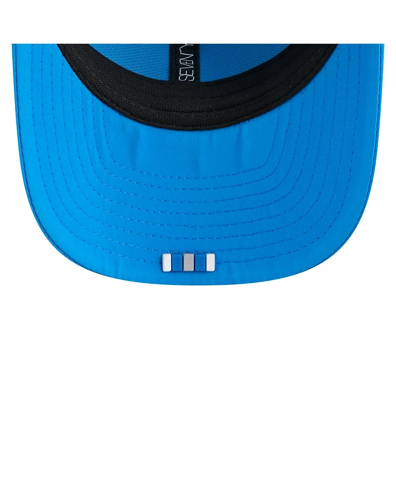 New Era Men's Blue Detroit Lions 2025 Sideline 9SEVENTY Trucker Adjustable Hat