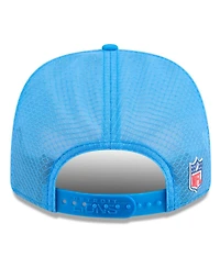 New Era Men's Blue Detroit Lions 2025 Sideline Throwback 9SEVENTY Trucker Adjustable Hat