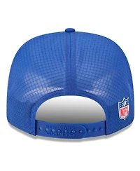 New Era Men's Royal New York Giants 2025 Sideline 9SEVENTY Trucker Adjustable Hat