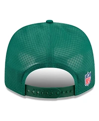 New Era Men's Green New York Jets 2025 Sideline 9SEVENTY Trucker Adjustable Hat
