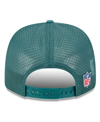 New Era Men's Green Philadelphia Eagles 2025 Sideline 9SEVENTY Trucker Adjustable Hat