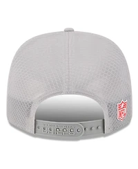 New Era Men's Gray Kansas City Chiefs 2025 Sideline 9SEVENTY Adjustable Trucker Hat