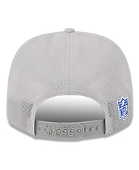 New Era Men's Gray New York Giants 2025 Sideline 9SEVENTY Adjustable Trucker Hat