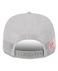 New Era Men's Gray San Francisco 49ers 2025 Sideline 9SEVENTY Adjustable Trucker Hat
