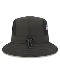 New Era Men's Black Atlanta Falcons 2025 Sideline Bucket Hat