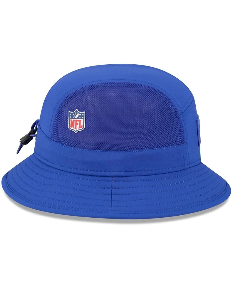 New Era Men's Royal Buffalo Bills 2025 Sideline Bucket Hat