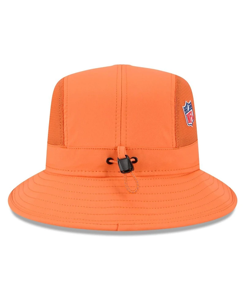 New Era Men's Orange Denver Broncos 2025 Sideline Bucket Hat