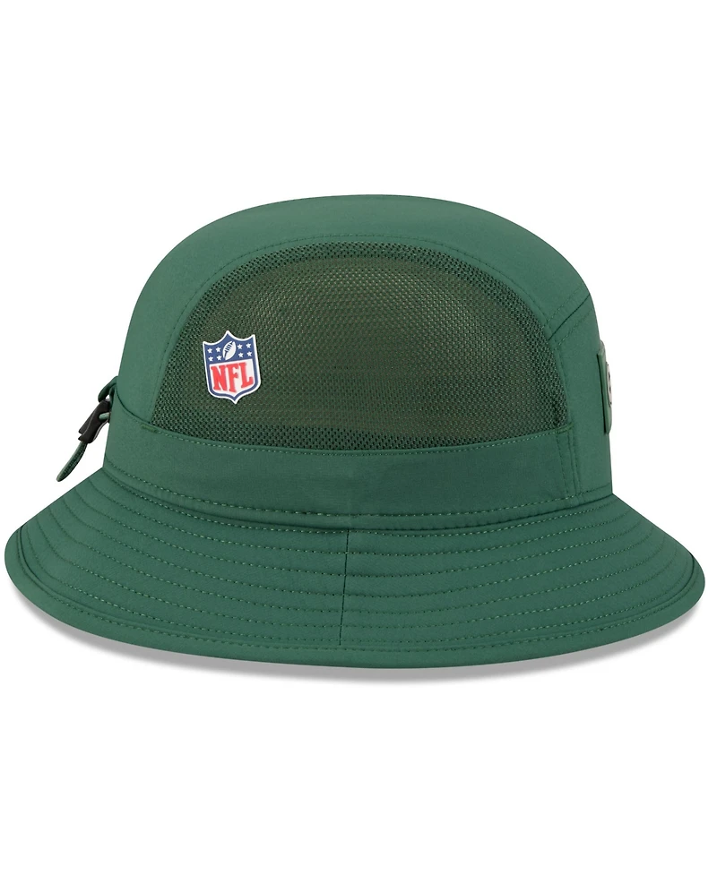 New Era Men's Green Bay Packers 2025 Sideline Bucket Hat