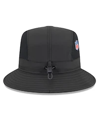 New Era Men's Black Pittsburgh Steelers 2025 Sideline Bucket Hat