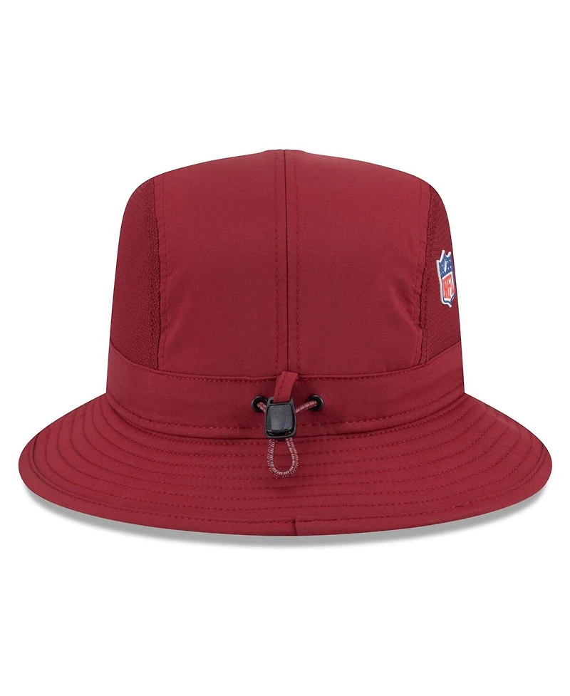 New Era Men's Burgundy Washington Commanders 2025 Sideline Bucket Hat