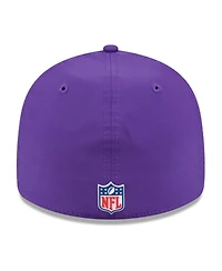 New Era Men's Purple Minnesota Vikings 2025 Sideline Retro Crown 59FIFTY Fitted Hat
