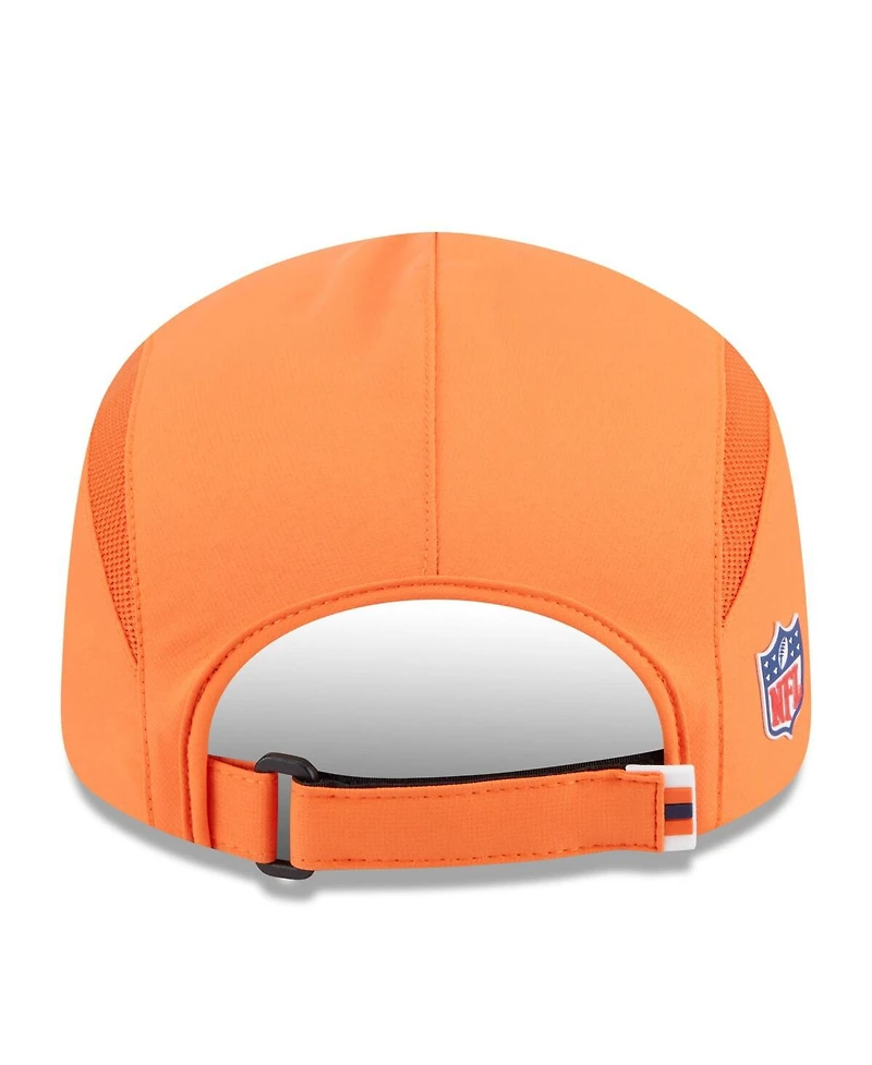 New Era Men's Orange Denver Broncos 2025 Sideline Runner Adjustable Hat