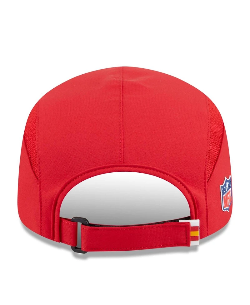 New Era Men's Red Kansas City Chiefs 2025 Sideline Runner Adjustable Hat