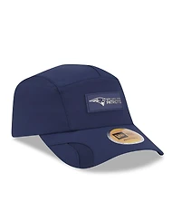New Era Men's Navy New England Patriots 2025 Sideline Runner Adjustable Hat