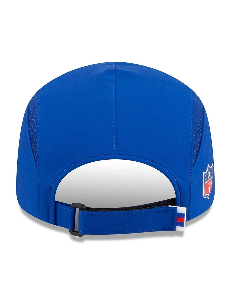 New Era Men's Royal New York Giants 2025 Sideline Runner Adjustable Hat