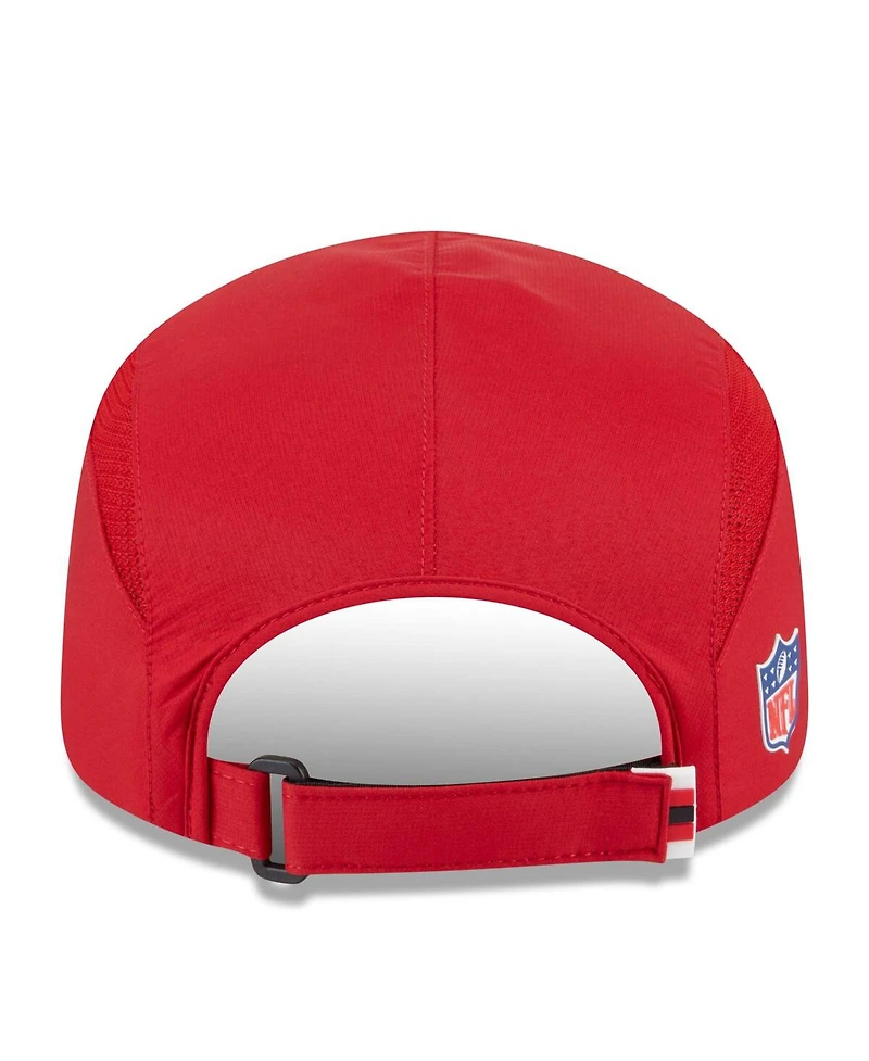 New Era Men's Scarlet San Francisco 49ers 2025 Sideline Runner Adjustable Hat