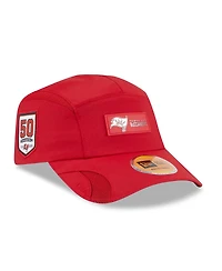 New Era Men's Red Tampa Bay Buccaneers 2025 Sideline Runner Adjustable Hat
