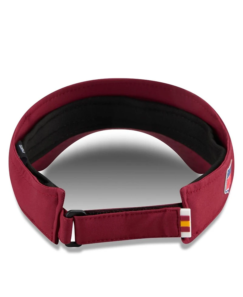 New Era Men's Burgundy Washington Commanders 2025 Sideline Visor Hat