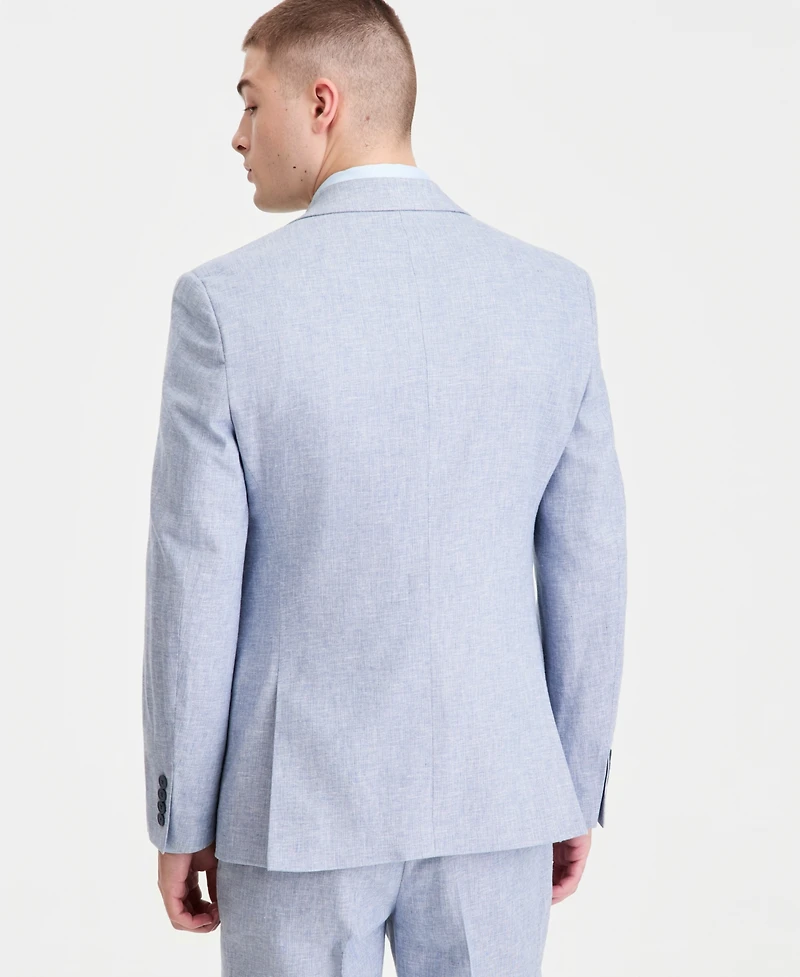 Bar Iii Men's Slim-Fit Linen-Blend Suit Separates Jacket, Macy's Exclusive