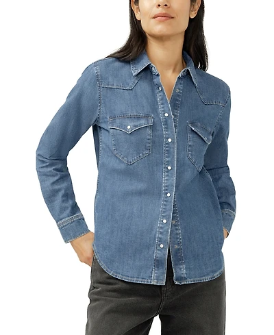 Silver Jeans Co. Women's Western Denim Shirt