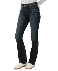 Silver Jeans Co. Women's Avery High Rise Curvy Fit Slim Bootcut Jeans