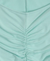 I.n.c. International Concepts Women's Shirred-Front Long-Sleeve Top, Macy's Exclusive