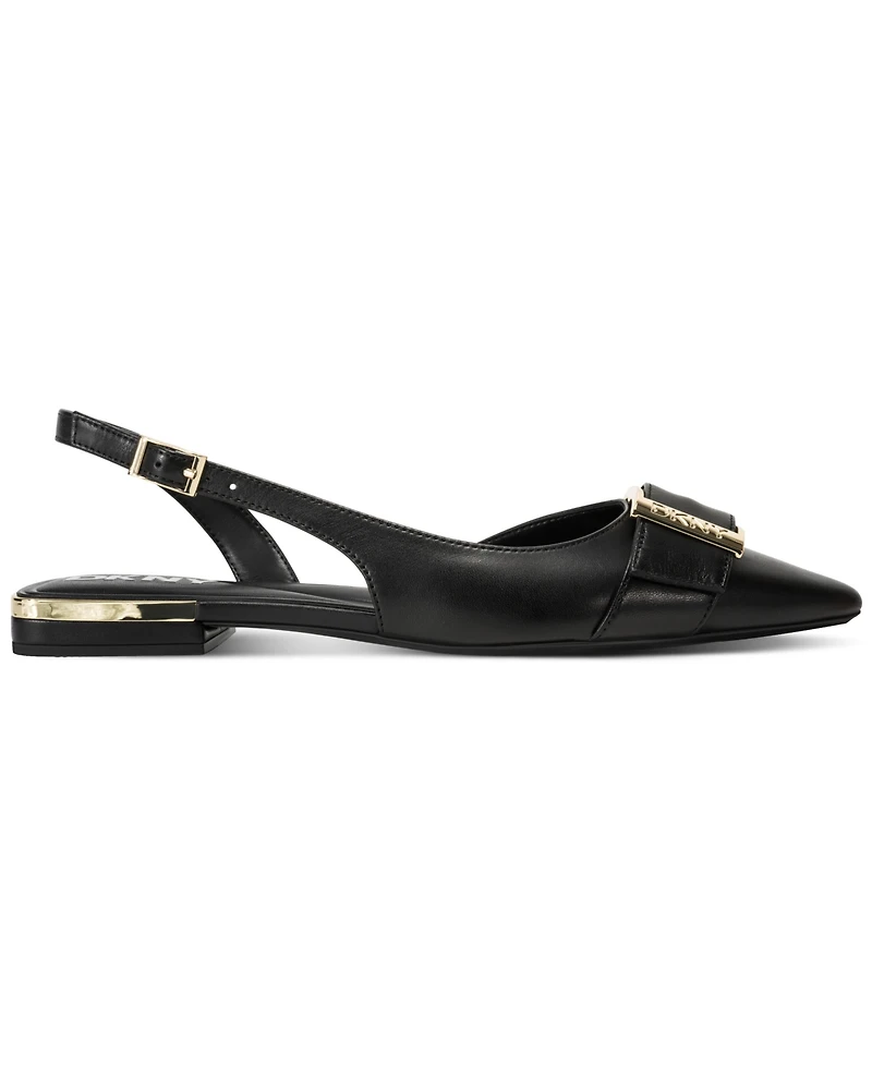 Dkny Women's Clemma Buckle Slingback Flats