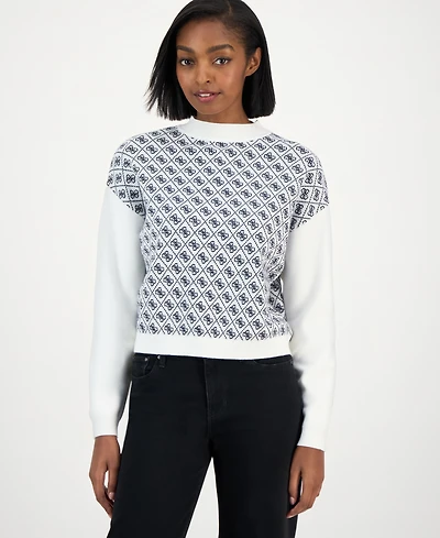 Guess Women's Aubry Mock Neck Sweater